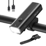 Dobíjacie predné svetlo na bicykel ROCKBROS LED IPX6 Waterproof - 400 Lumenov