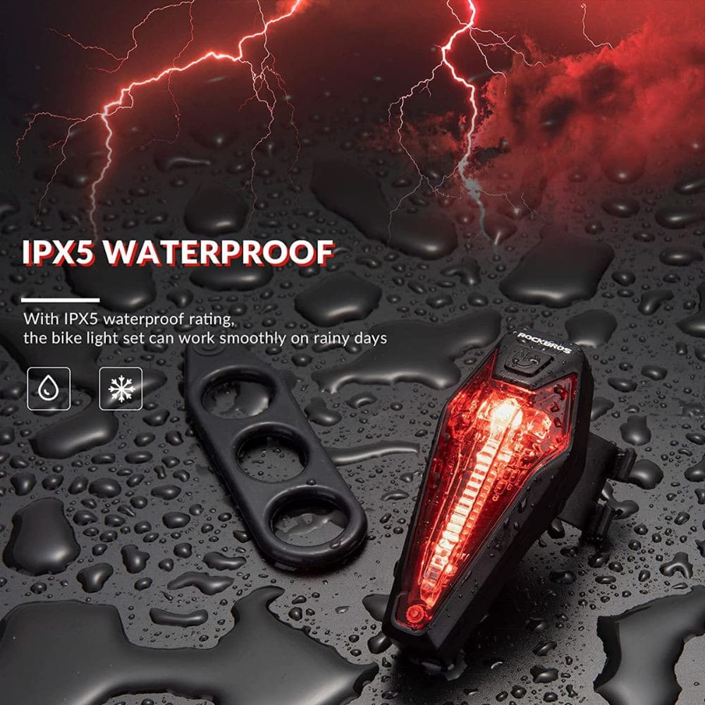 Zadné svetlo ROCKBROS LR-01 IPX5 Waterproof - Svetlá - 3