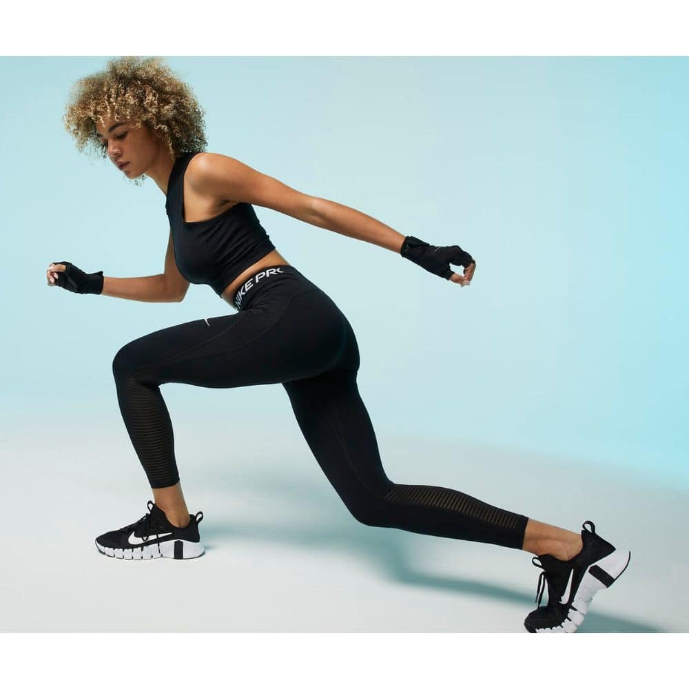 Legíny NIKE Pro Dri-FIT Women's High Black/White - Legíny - 3