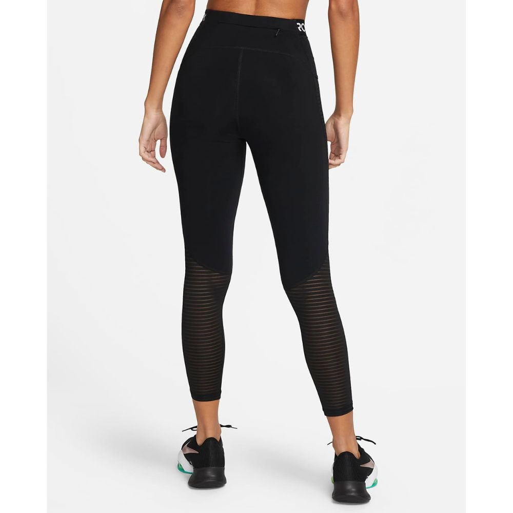 Legíny NIKE Pro Dri-FIT Women's High Black/White - Legíny - 2