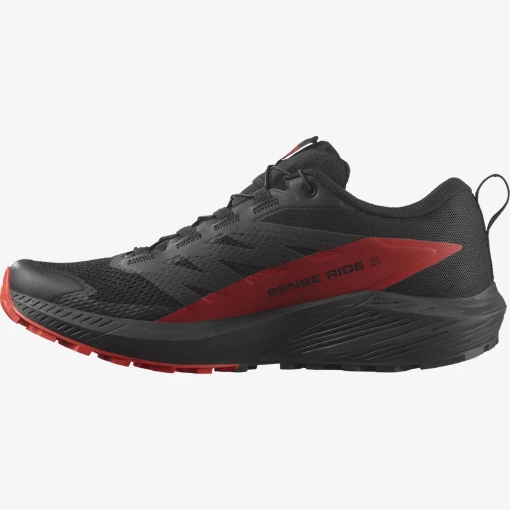 Obuv SALOMON Sense Ride 5 Black/Red - Športová obuv - 5