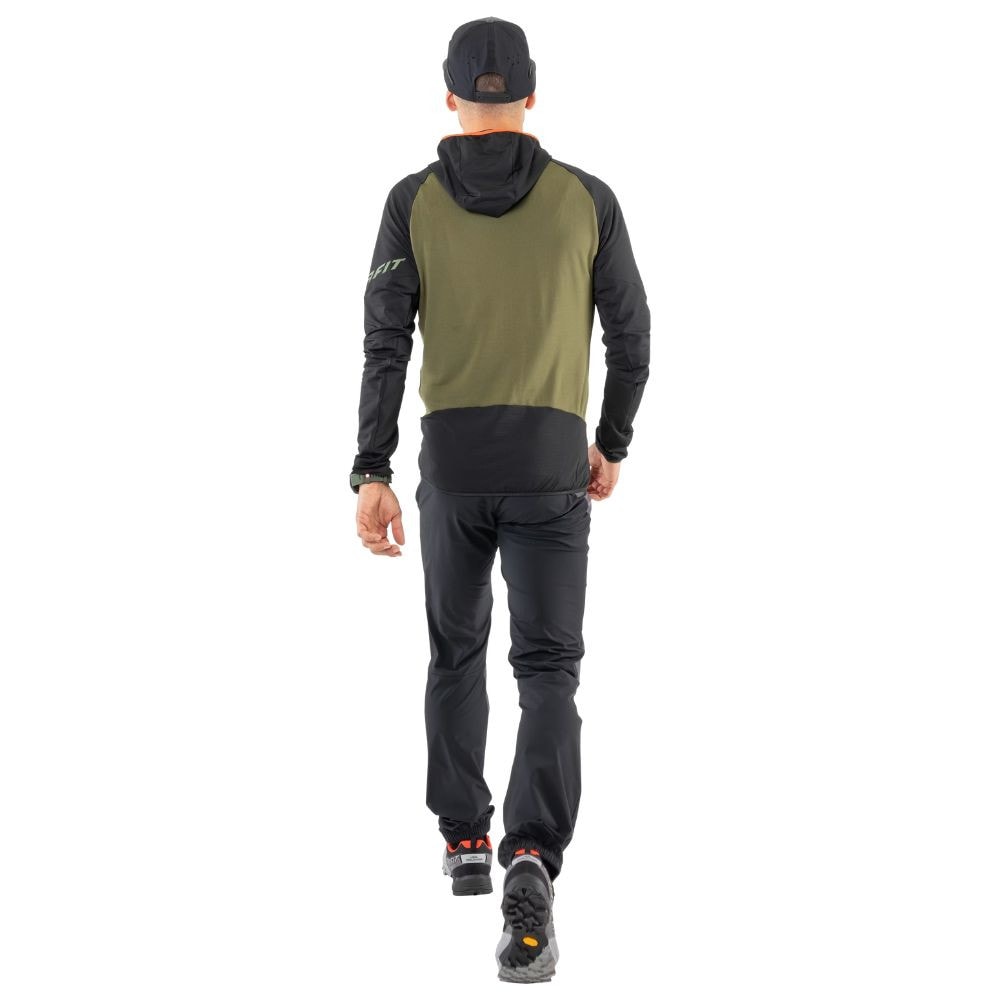 Mikina DYNAFIT Transalper Light Polartec Hooded Winter Moss - Technické mikiny - 4