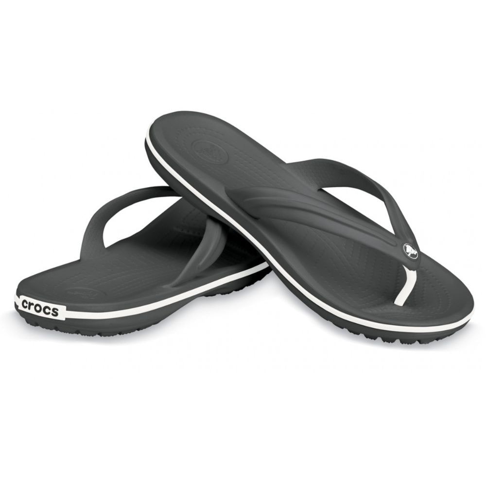 Žabky CROCS Crocband Flip Black - Šľapky a sandále - 6
