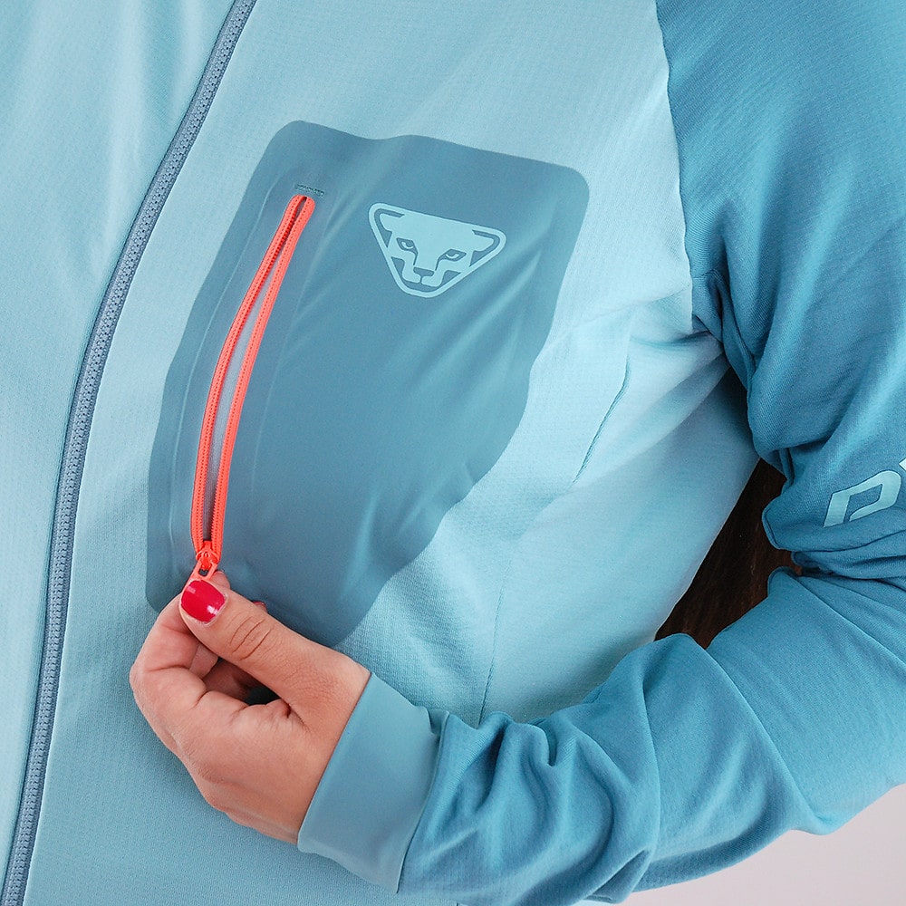 Mikina DYNAFIT Radical Polartec® Hooded Jacket W Brittany Blue - Mikiny s kapucňou - 4