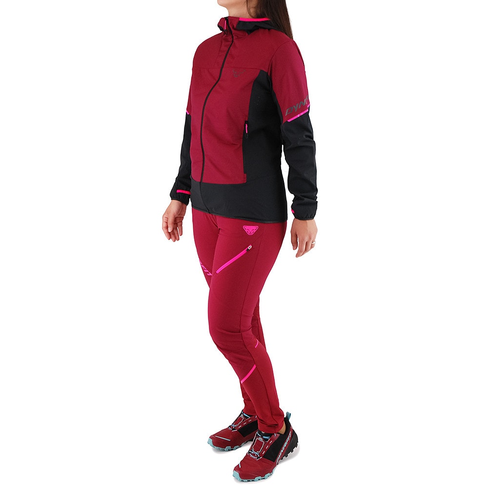 Komplet DYNAFIT Traverse Alpha® Hooded & Transalper Hybrid W Beet Red - SETY - Turistické oblečenie - 2