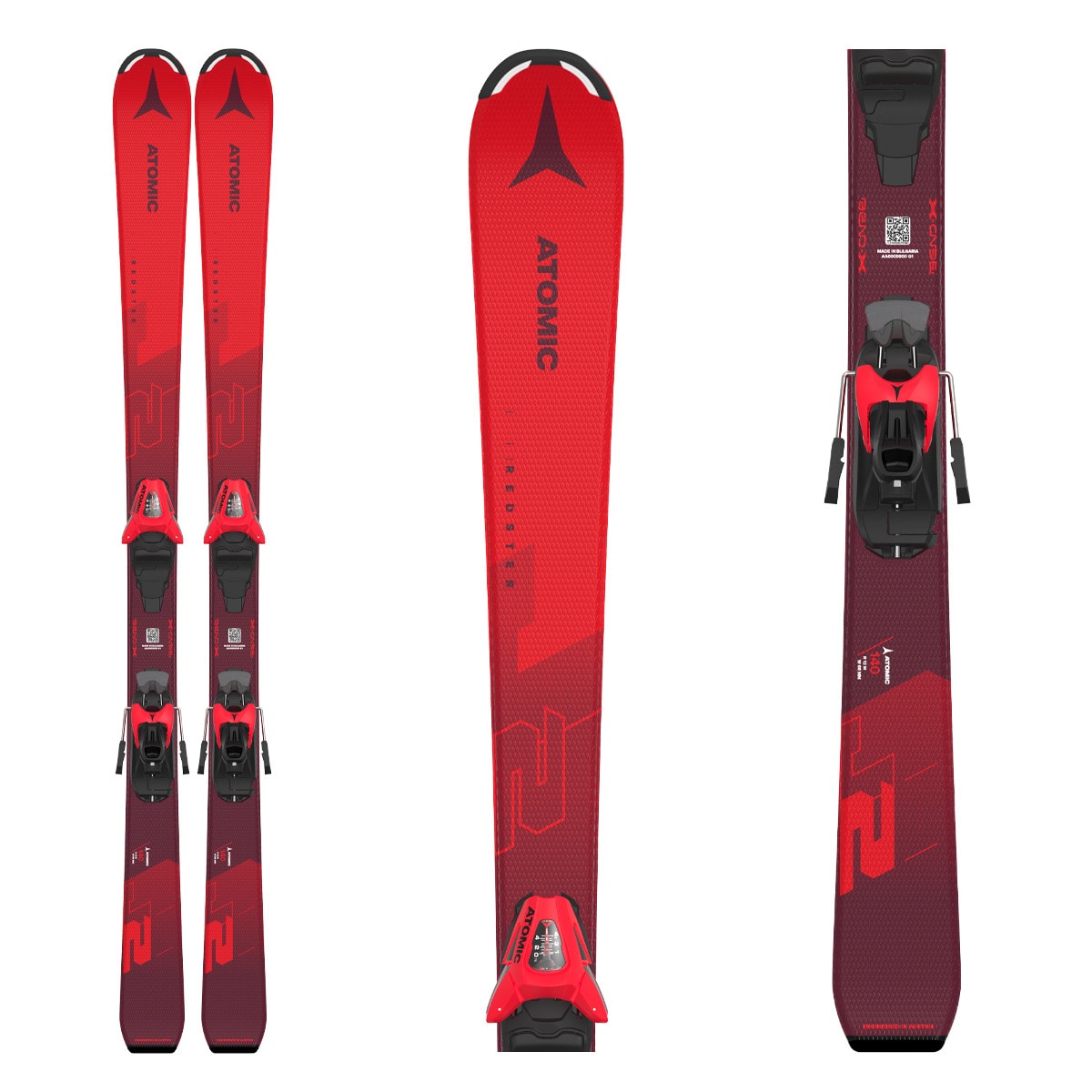 Zjazdové lyže ATOMIC Redster J2 130-150cm + C 5 GW - Detské lyže - 1