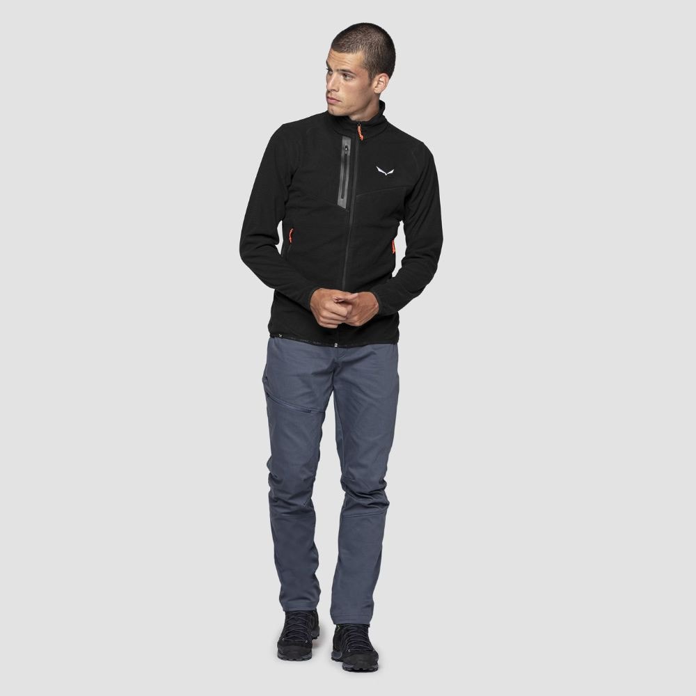 Mikina SALEWA Paganella PL M Black - Technické mikiny - 5