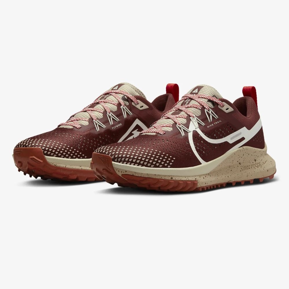 Tenisky NIKE React Pegasus Trail 4 Women Brown/Red - Športová obuv - 3