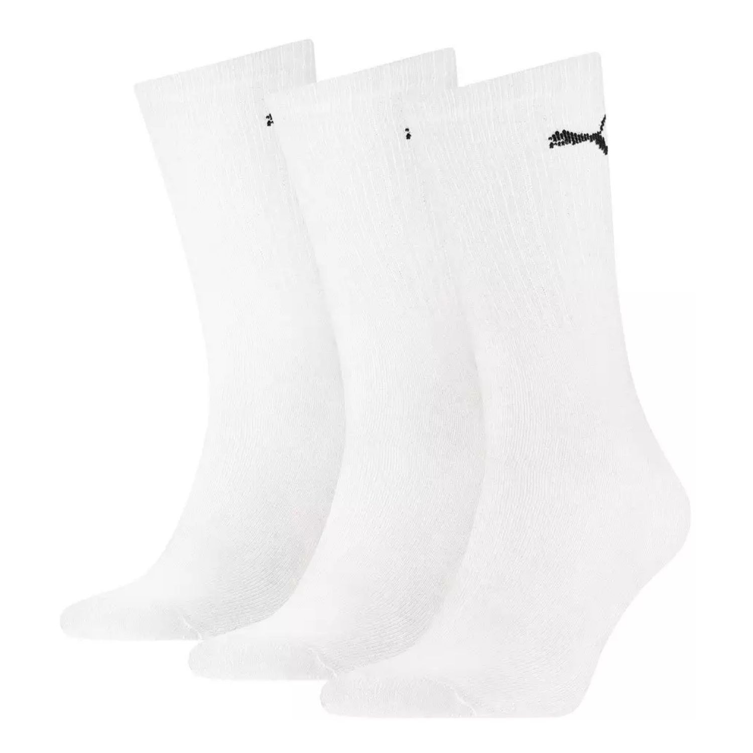 Ponožky PUMA Crew 3-pack White - Ponožky - stredné - 1