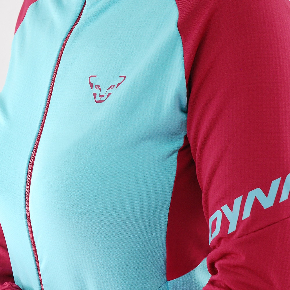 Mikina DYNAFIT Transalper Polartec Hooded Jacket W Beet Red - Mikiny s kapucňou - 7