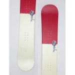 Jazdený bazárový snowboard A. GANDY s viazaním