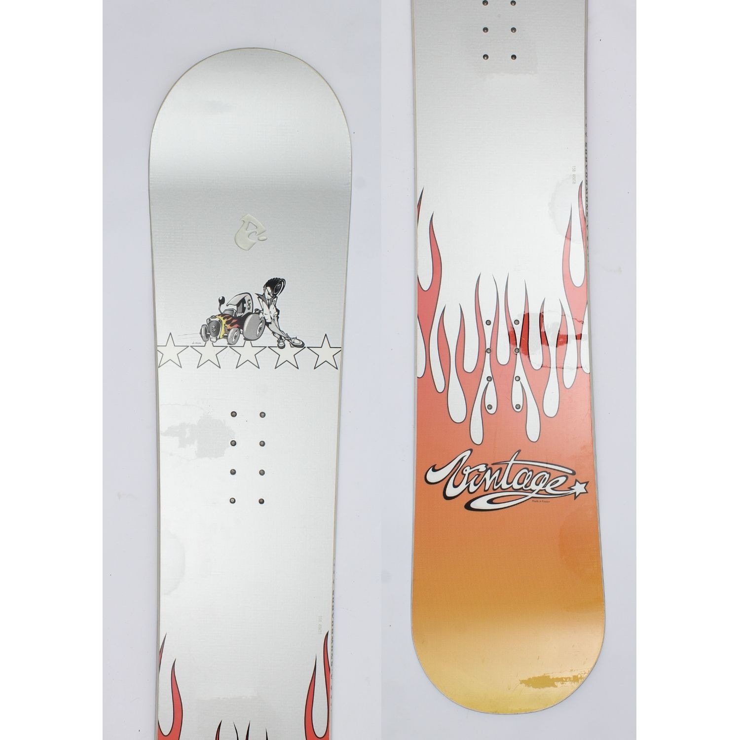 Jazdený bazárový snowboard A. VINTAGE s viazaním - Pánske snowboardy - 1