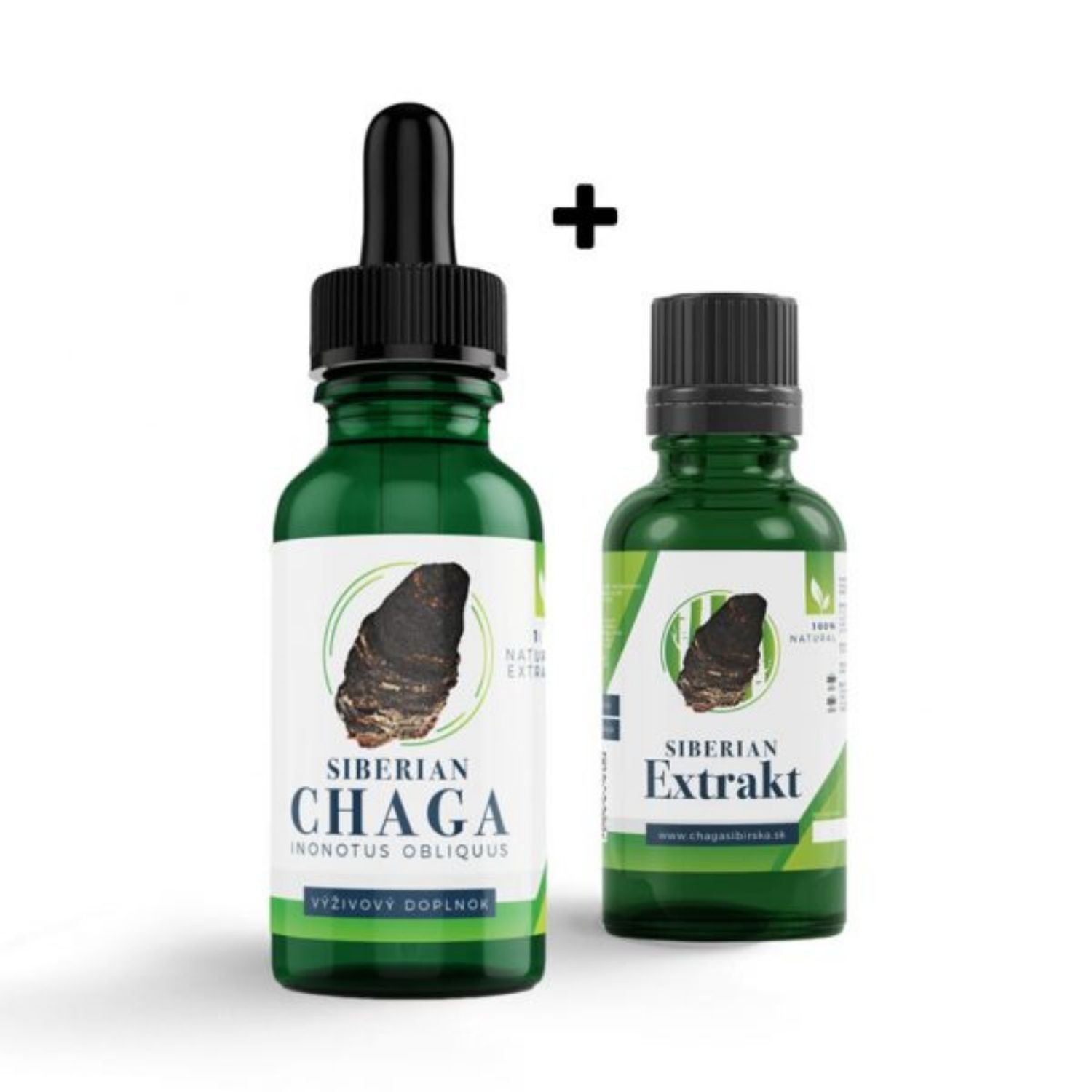 Čaga sibírska 50ml & Siberian Extrakt 50ml - Prírodné liečivé oleje - 1