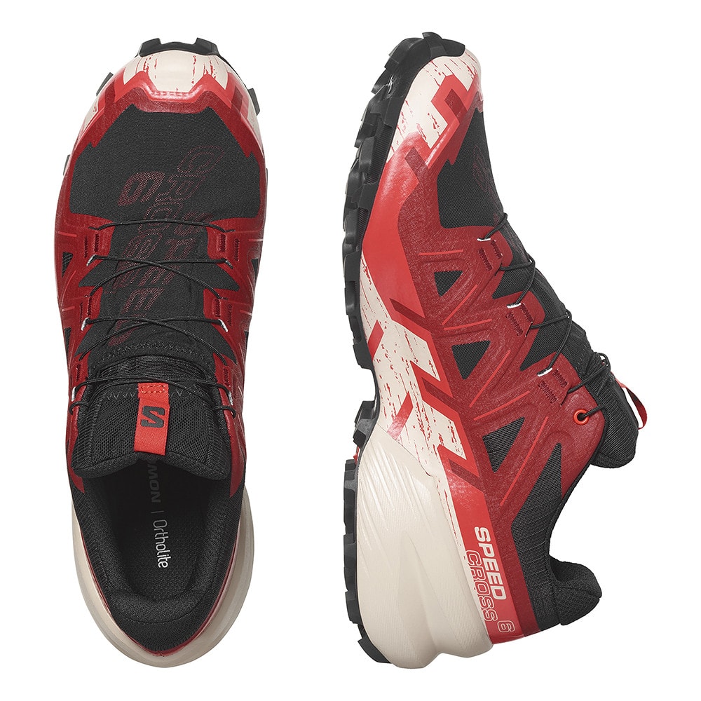 Obuv SALOMON Speedcross 6 GTX Black/Red Dahlia - Športová obuv - 4