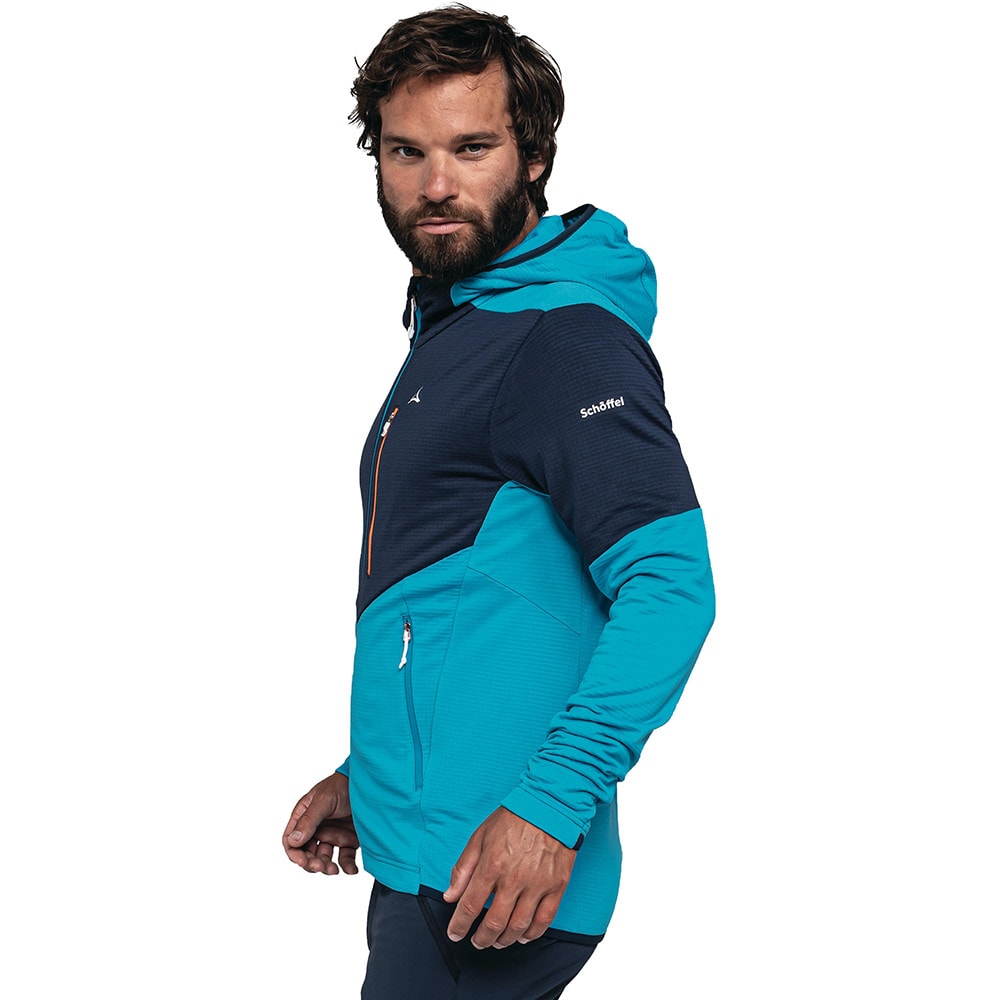 Mikina SCHÖFFEL Fleece Hydalen M Blue - Technické mikiny - 2