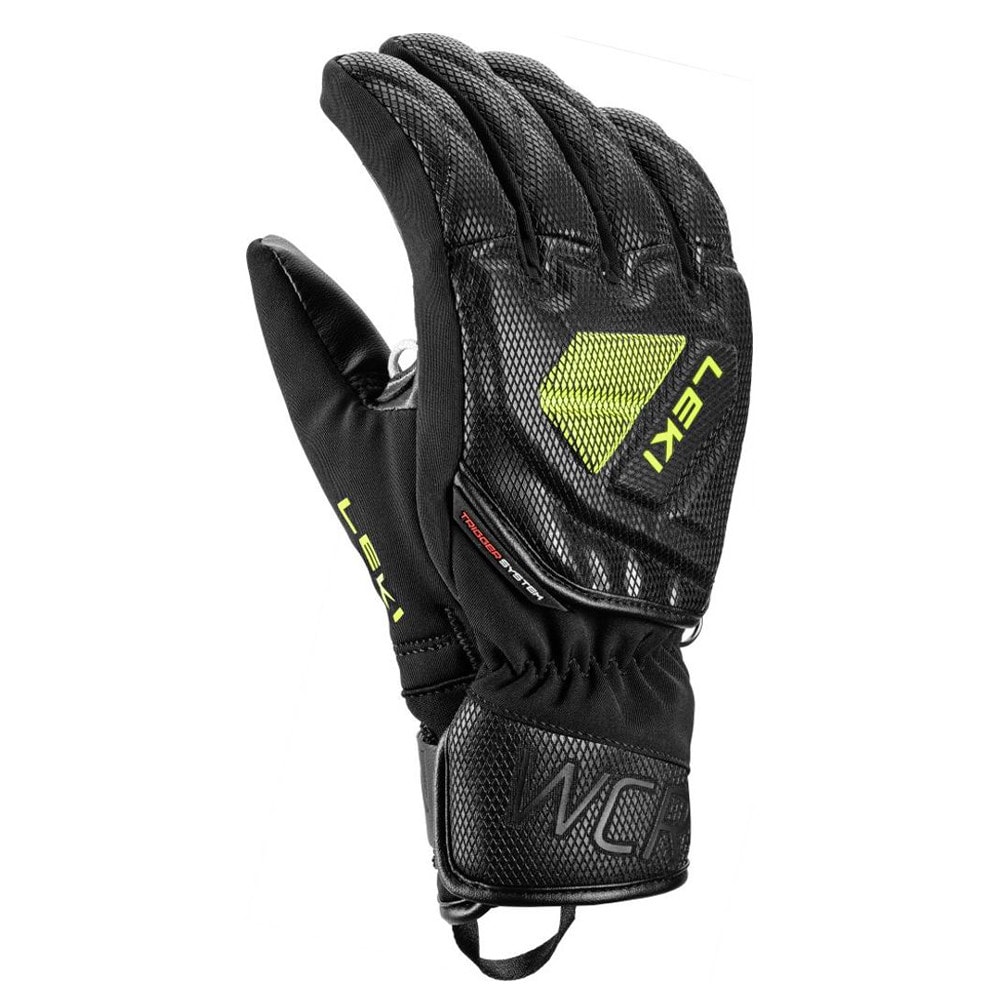 Lyžiarske rukavice LEKI WCR C-Tech 3D Junior, Black - Detské rukavice - 1