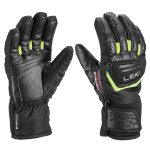 Lyžiarske rukavice LEKI WCR Team 3D Junior, Black