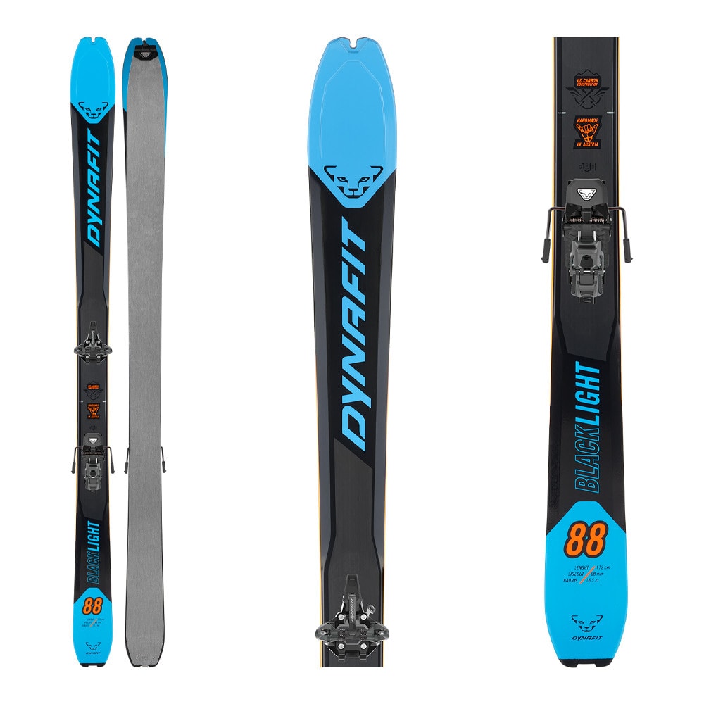 Skialpový set DYNAFIT Blacklight 88 Frost s viazaním Blacklight Long Travel a pásmi Speedskin - Skialp sety -Unisex - 2