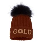 Čiapka GOLDBERGH Hodd Real Pom Mocha