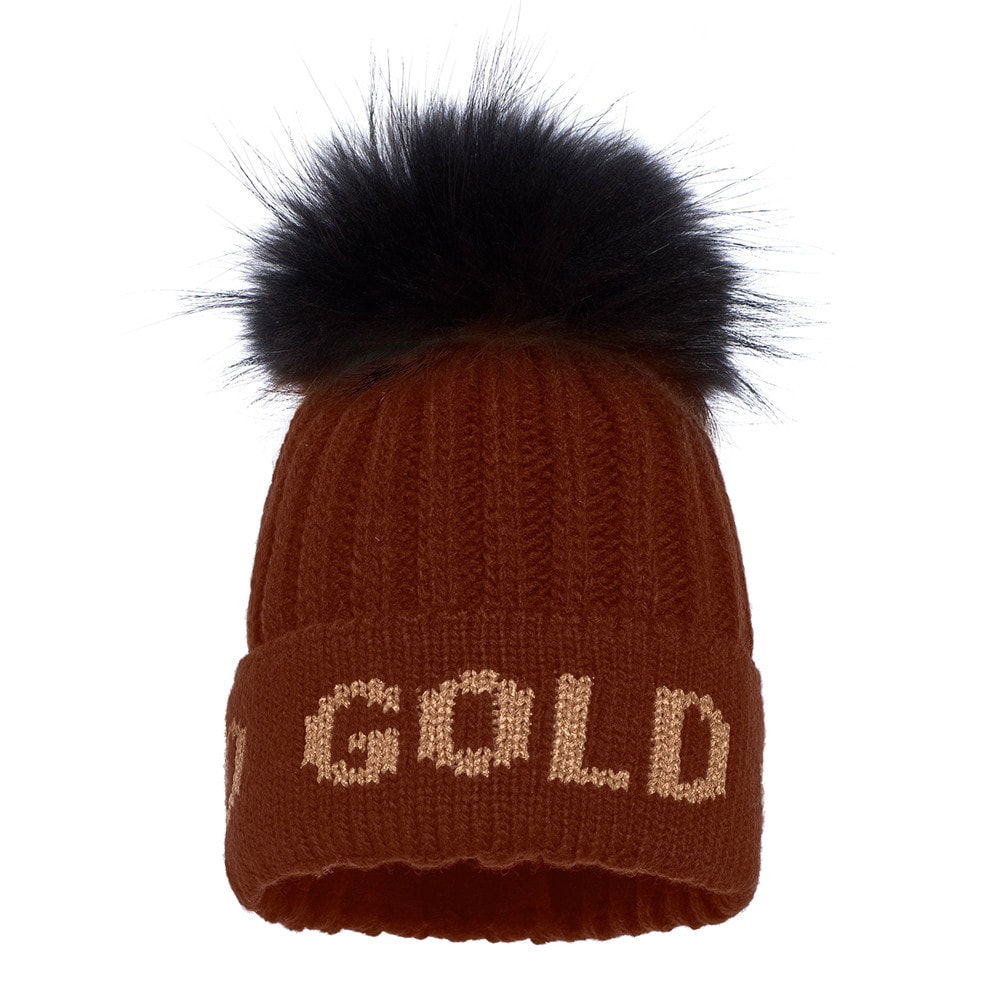 Čiapka GOLDBERGH Hodd Real Pom Mocha - Čiapky - 1
