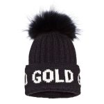 Čiapka GOLDBERGH Hodd Real Pom Black
