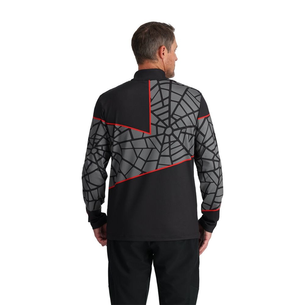 Mikina SPYDER VITAL1/2 Zip Black - Mikiny bez kapucne - 2