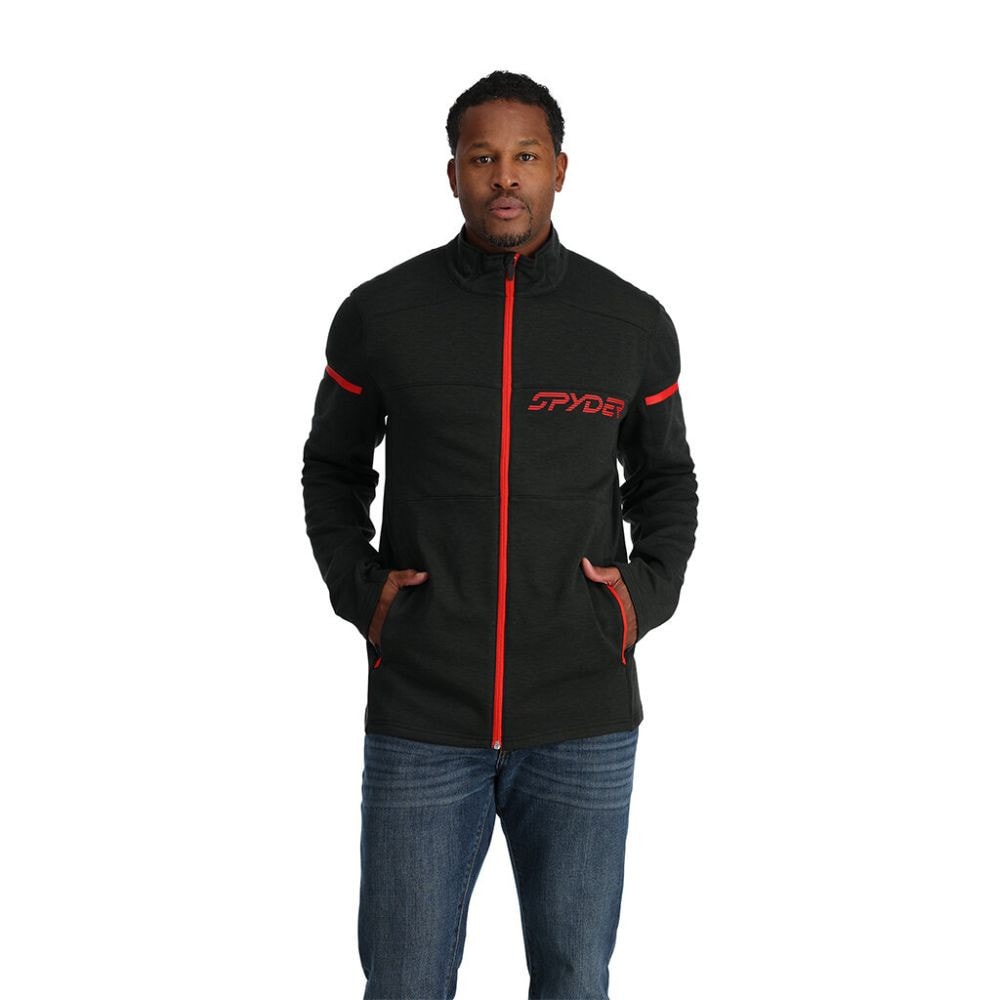 Bunda SPYDER Speed Fleece Black - Mikiny bez kapucne - 1