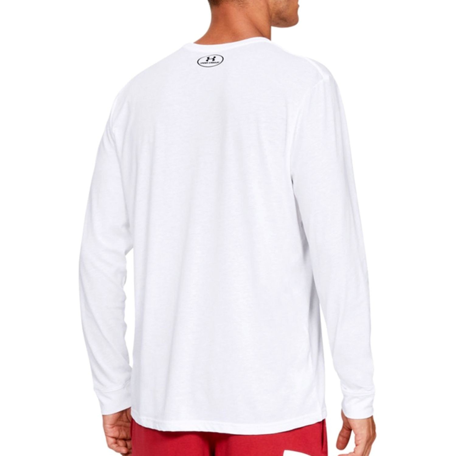 Tričko UNDER ARMOUR Sportstyle Logo LS White/Black - OBLEČENIE - 2