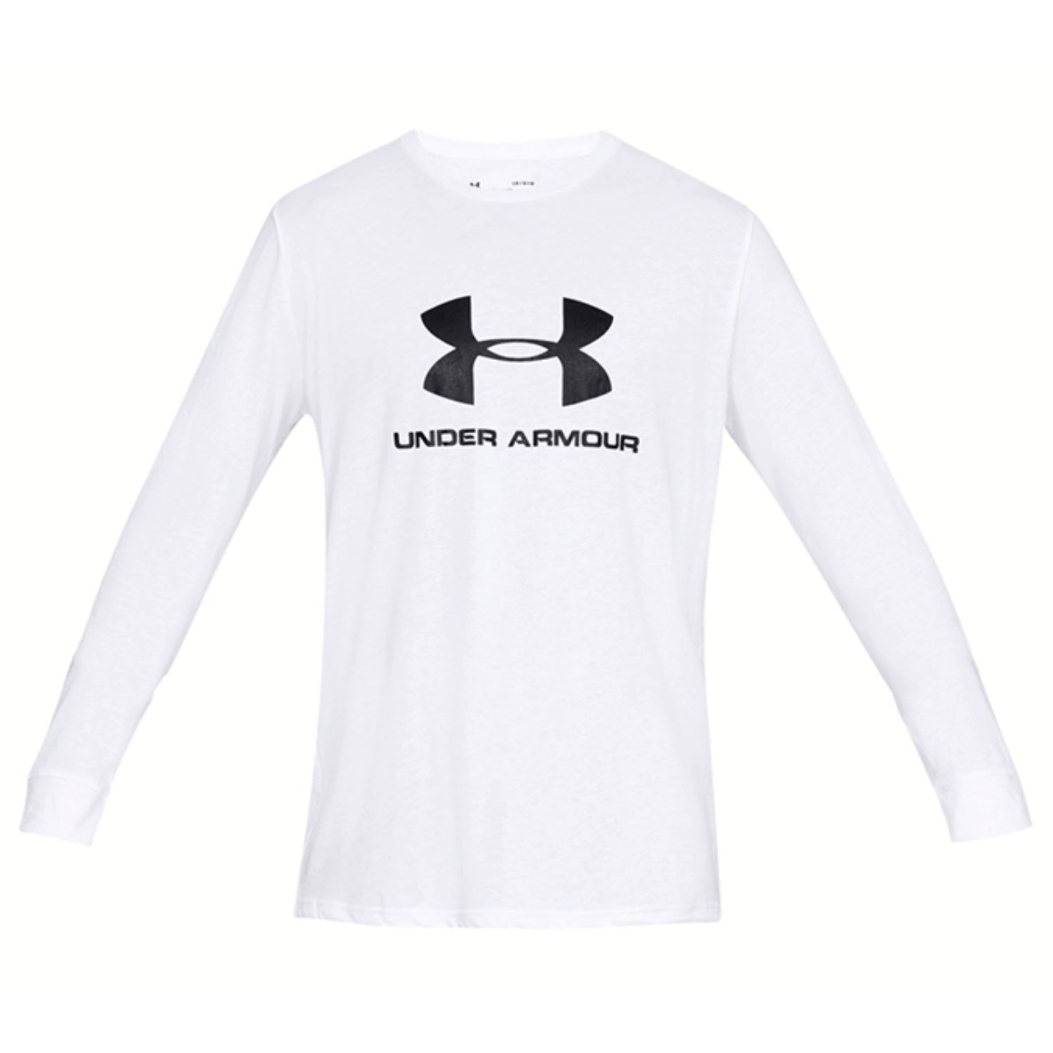 Tričko UNDER ARMOUR Sportstyle Logo LS White/Black - OBLEČENIE - 3