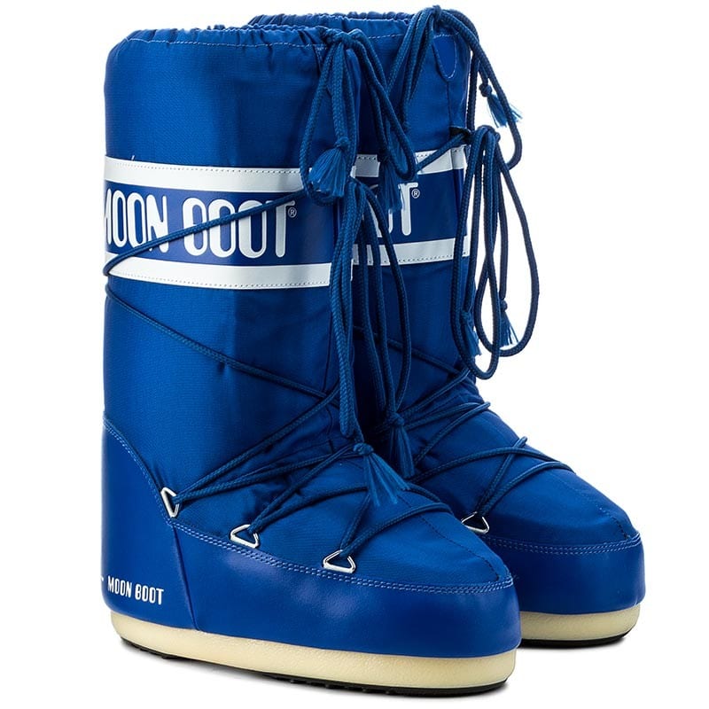 Snehule MOON BOOT Icon Nylon, Electric Blue - Zimná obuv - 2