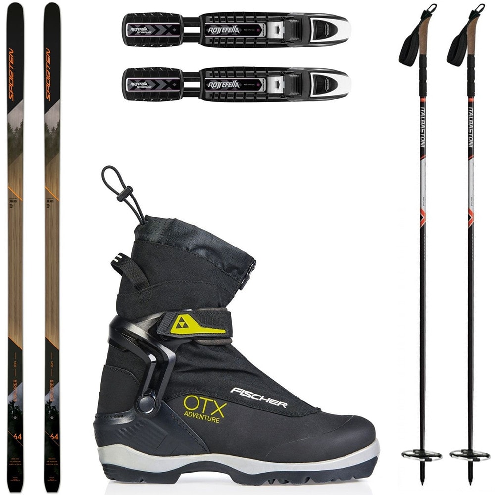 Backcountry set SPORTEN Explorer MgE s viazaním BC + topánky Fischer OTX + palice - Backcountry sety - 1