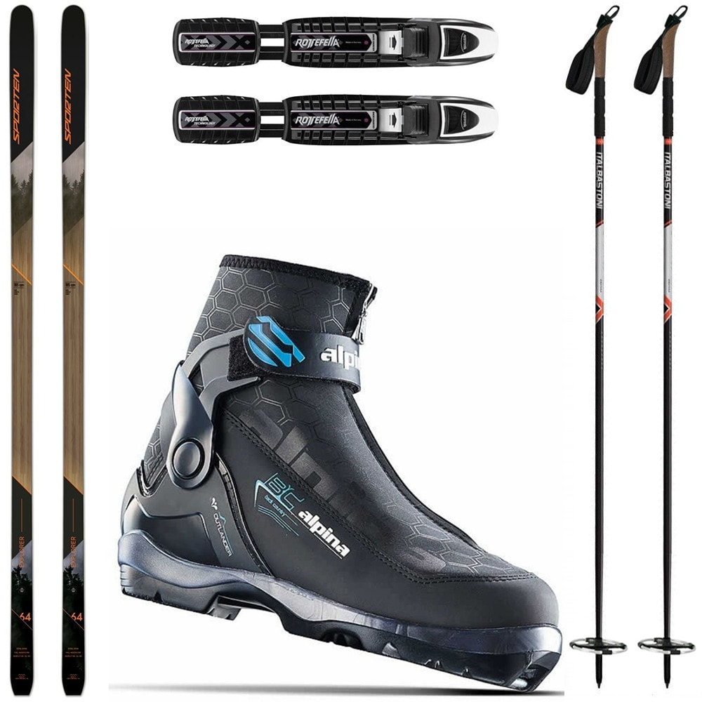 Backcountry set SPORTEN Explorer MgE s viazaním BC + topánky Alpina Outlander Eve + palice - Backcountry sety - 1