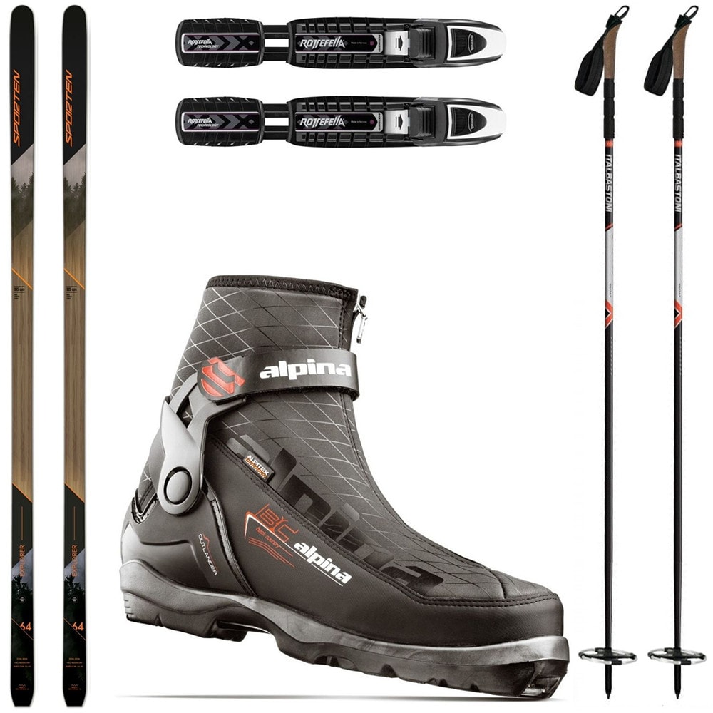 Backcountry set SPORTEN Explorer MgE s viazaním BC + topánky Alpina Outlander + palice - Backcountry sety - 1