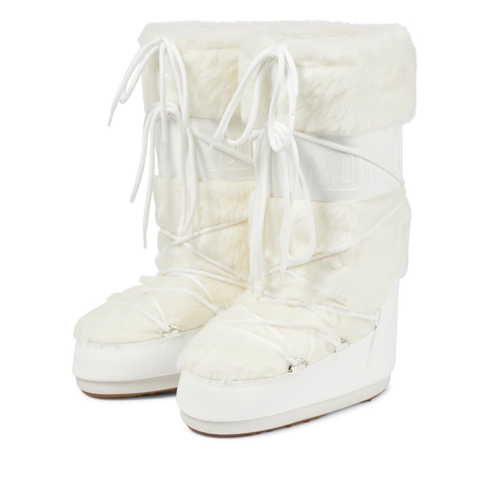Snehule MOON BOOT Icon Faux Fur White - Zimná obuv - 3