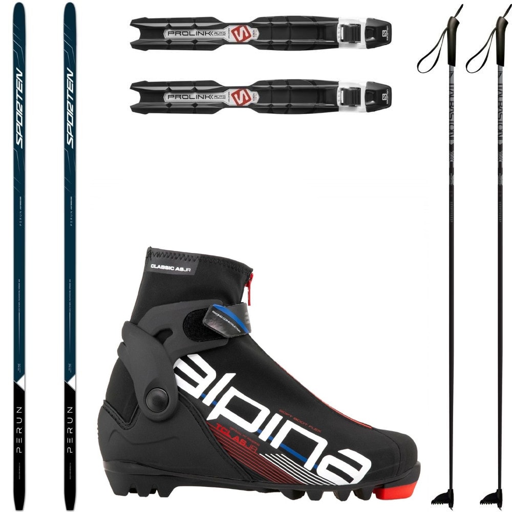 Bežkový set SPORTEN Perun MgE s viazaním + obuv Alpina T Classic + palice - Pánske sety - 1
