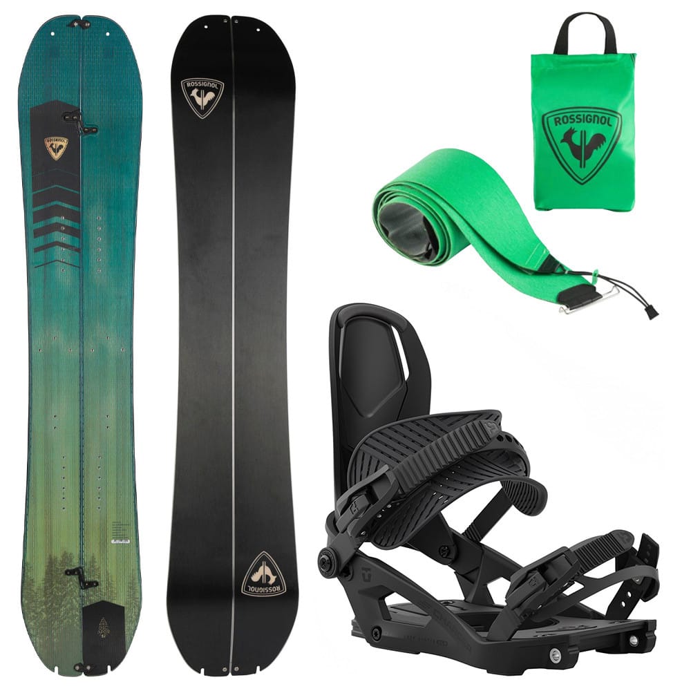 Splitboardový set ROSSIGNOL Escaper Split so stúpacími pásmi Rossignol a viazaním UNION - Splitboard sety - 1