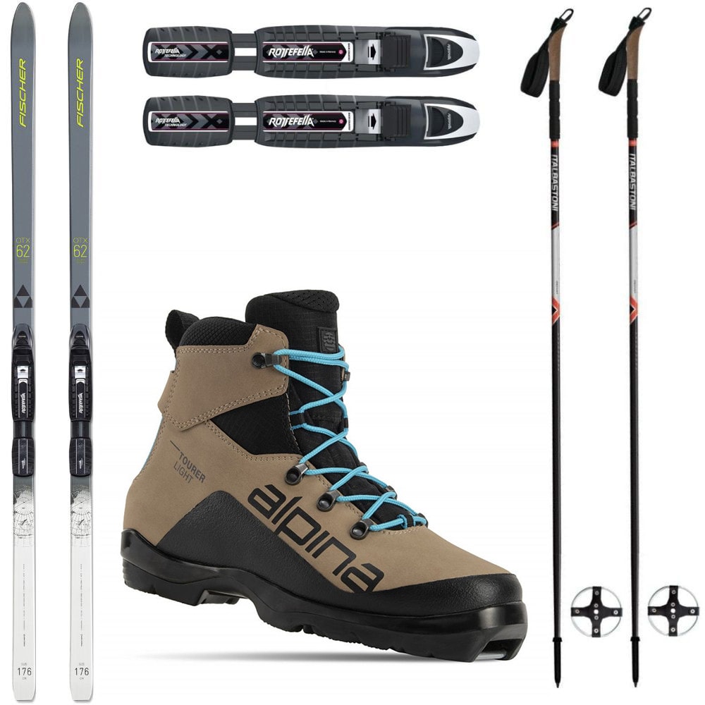 Backcountry set FISCHER Spider 62 Crown + obuv Alpina Tourer + palice - Backcountry sety - 1