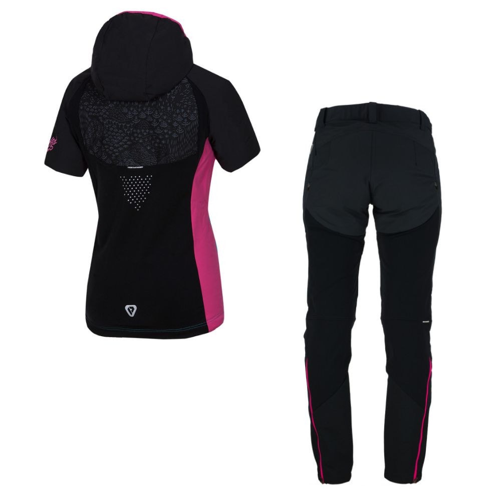 Skitouringový komplet NORTHFINDER Bartkova + NORTHFINDER Thermal Primaloft® Javorinka Black - SETY - Skialpové oblečenie - 2