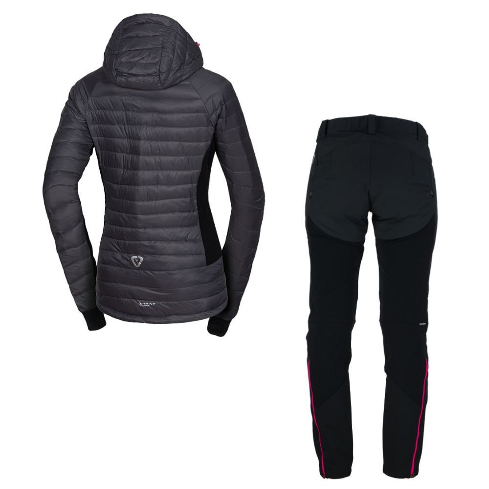 Skitouringový komplet NORTHFINDER Primaloft Bystra + NORTHFINDER Thermal Primaloft® Javorinka Black/Grey - SETY - Skialpové oblečenie - 2