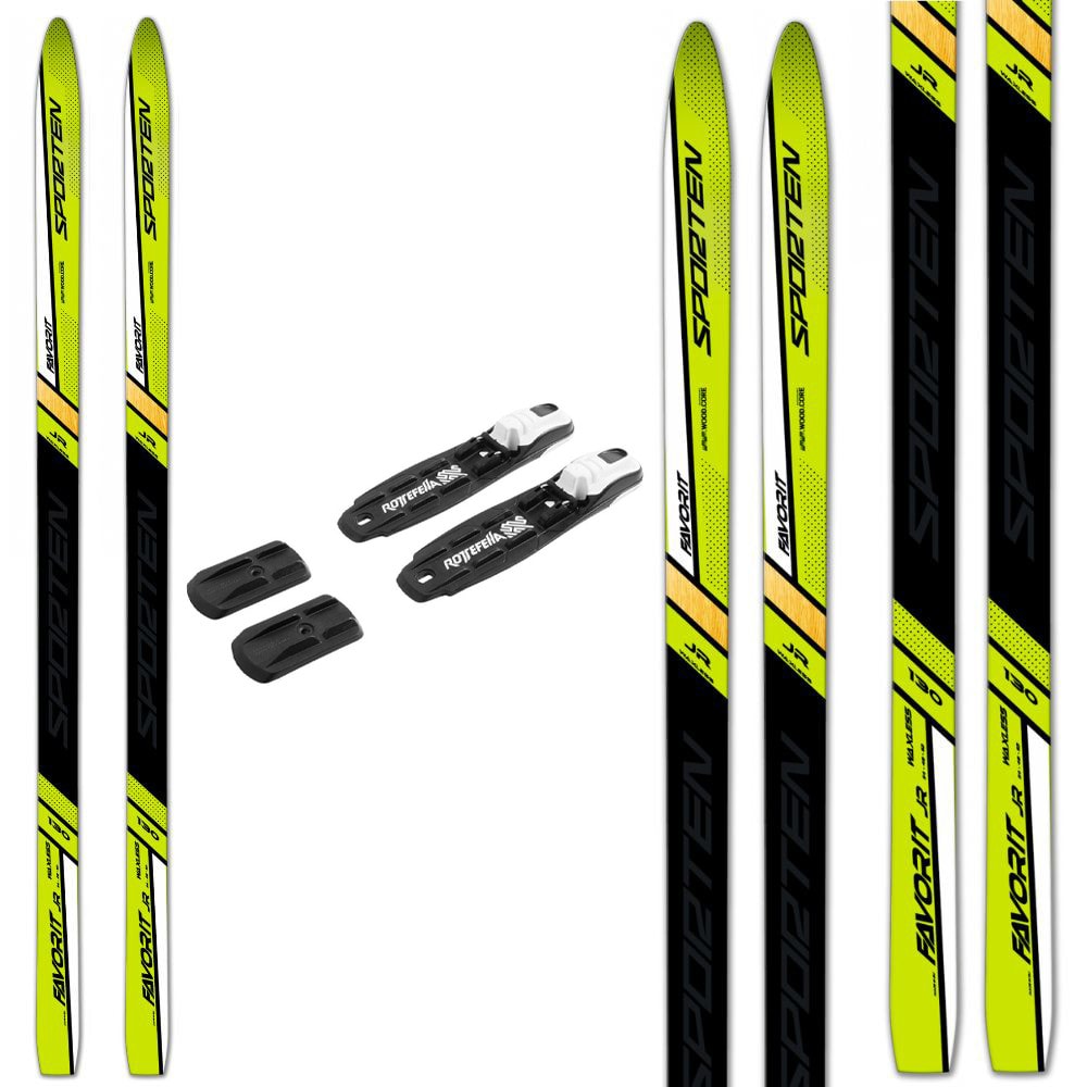 Bežecké lyže SPORTEN Favorit Jr Mg s viazaním ROTTEFELLA Basic JR NNN - Detské sety - 1