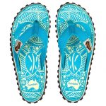 Žabky GUMBIES Islander Turquoise Pattern