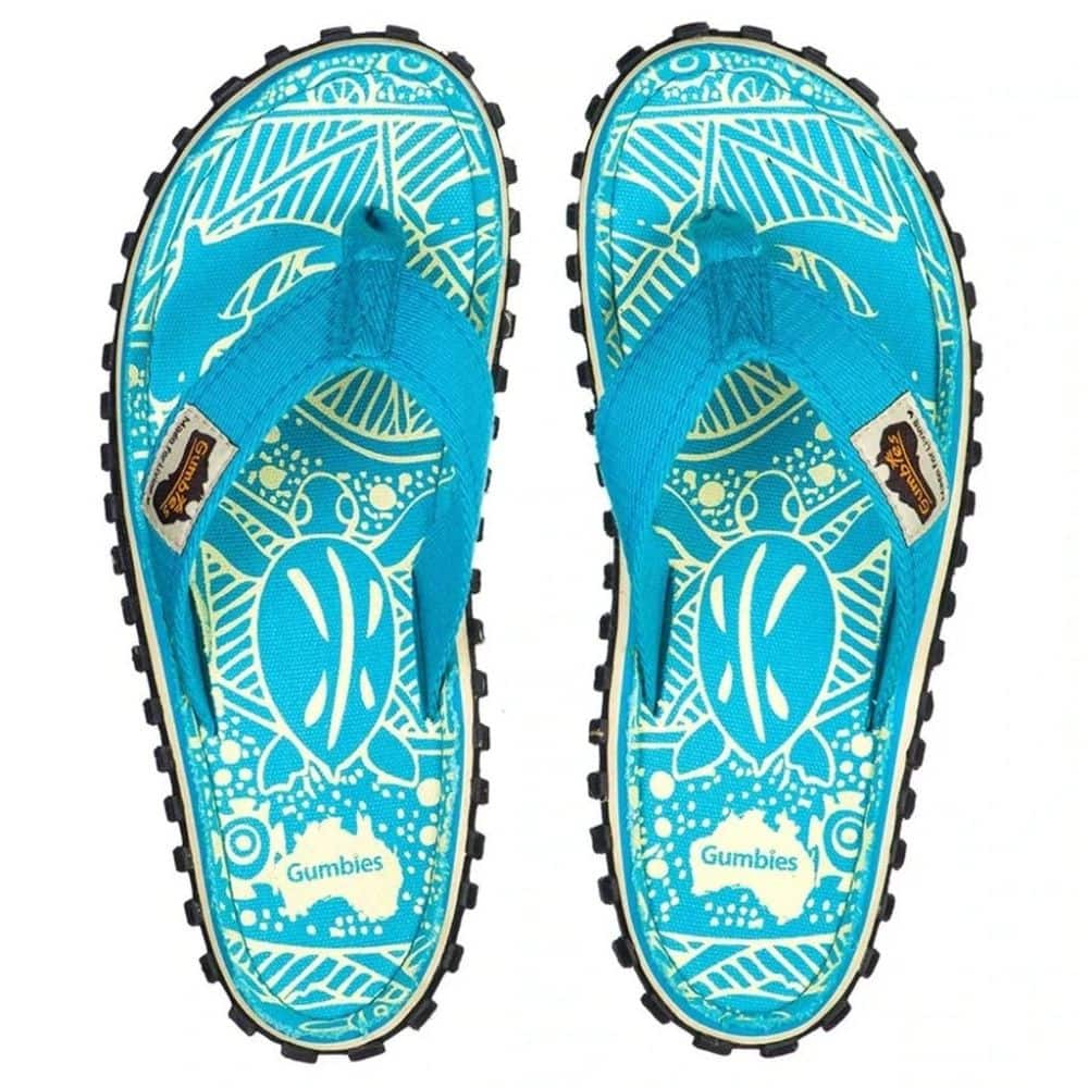 Žabky GUMBIES Islander Turquoise Pattern - Šľapky a sandále - 1