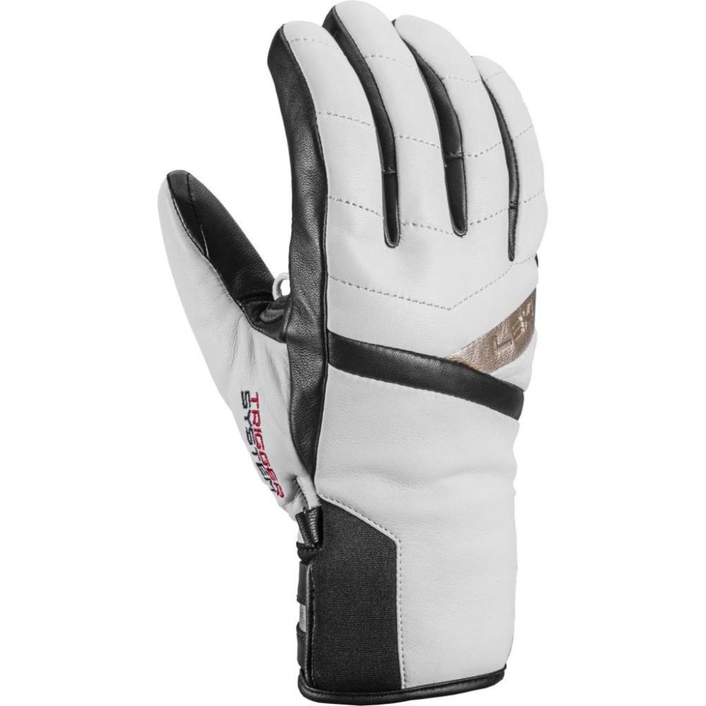 Lyžiarske rukavice LEKI Snowfox 3D Elite Women White/Black/Gold - Dámske rukavice - 1