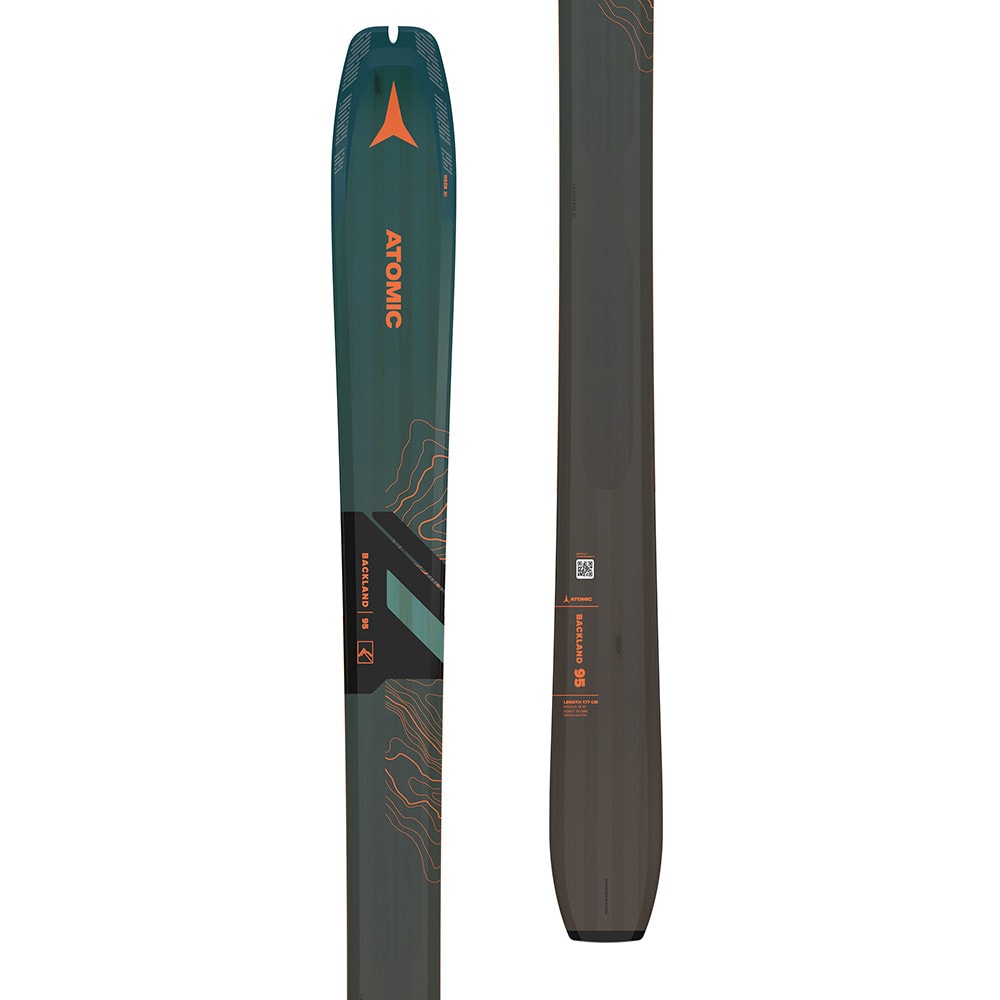Skialpinistické lyže ATOMIC Backland 95 s pásmi Hybrid Skin 95 - Skialp lyže - 4