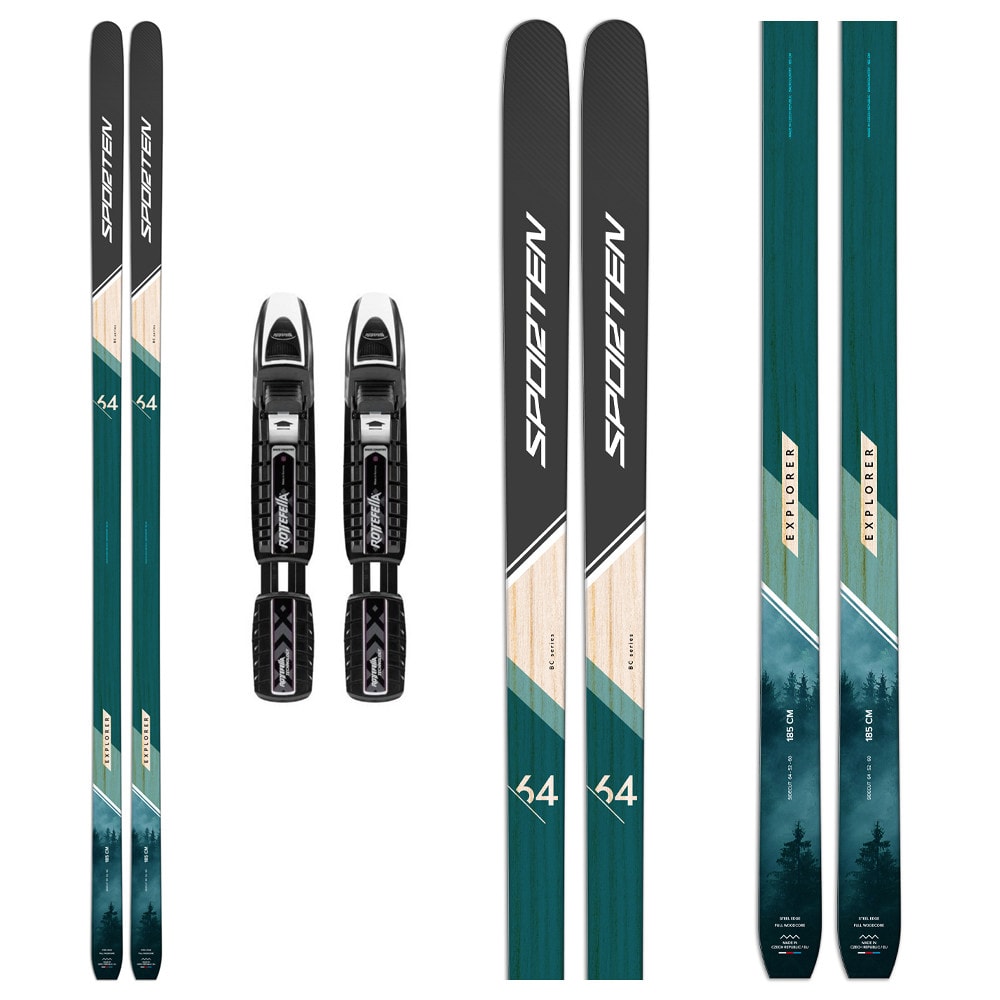 Backcountry set SPORTEN Explorer SKIN so stúpacím pásom a viazaním BC NNN - Backcountry sety - 1