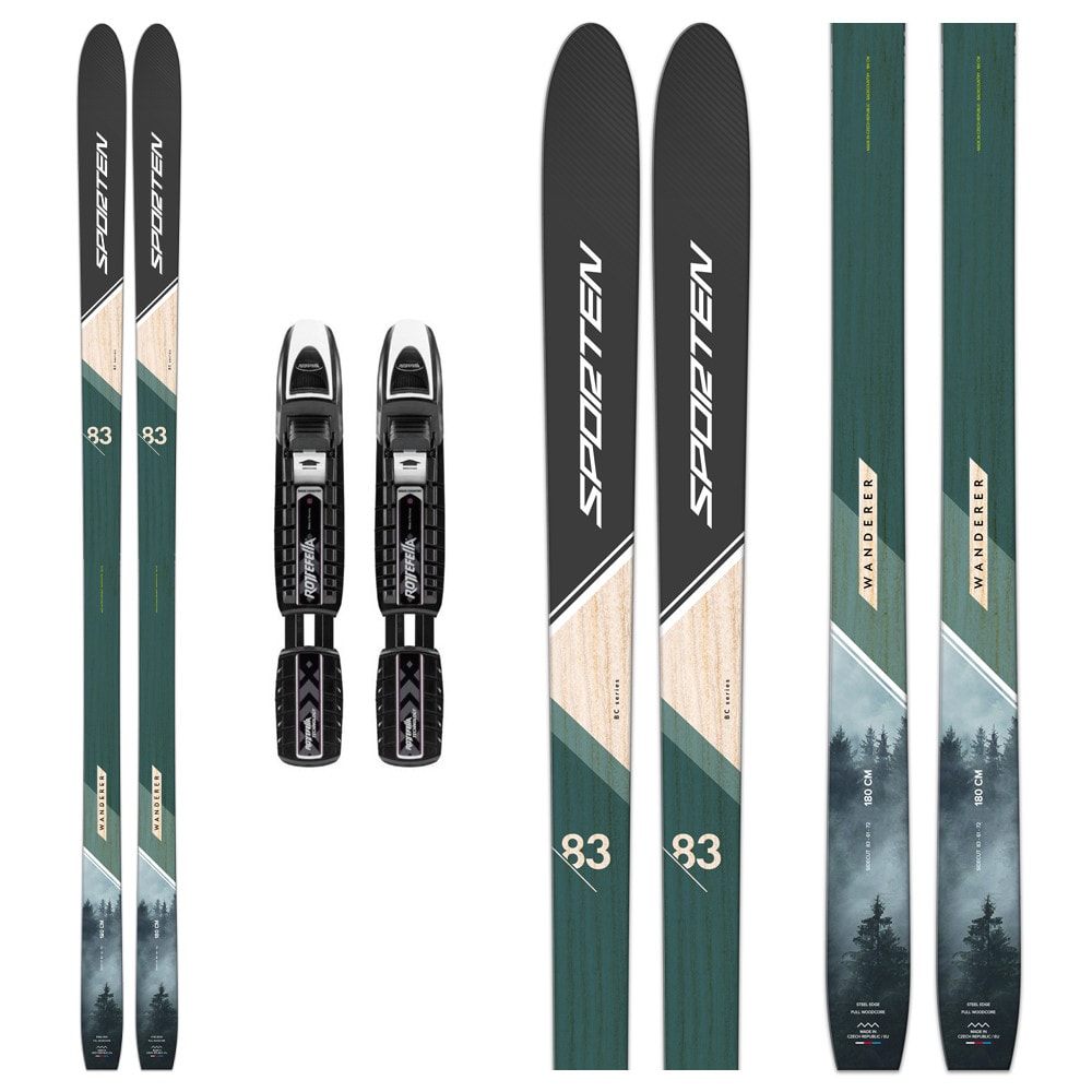 Backcountry set SPORTEN Wanderer SKIN so stúpacím pásom a viazaním BC NNN - Backcountry sety - 1