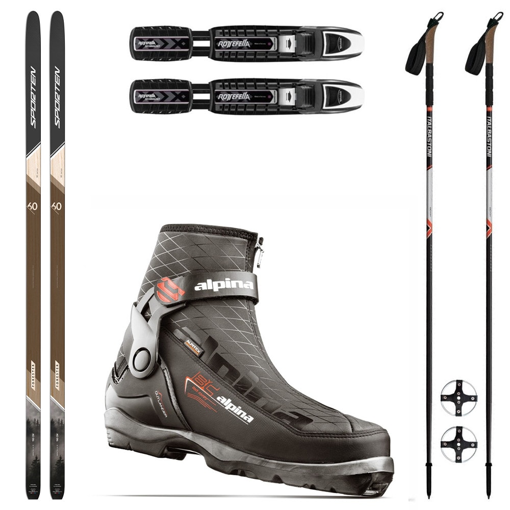 Backcountry set SPORTEN Forester MgE s viazaním BC NNN + topánky Alpina Outlander + palice - Backcountry sety - 1