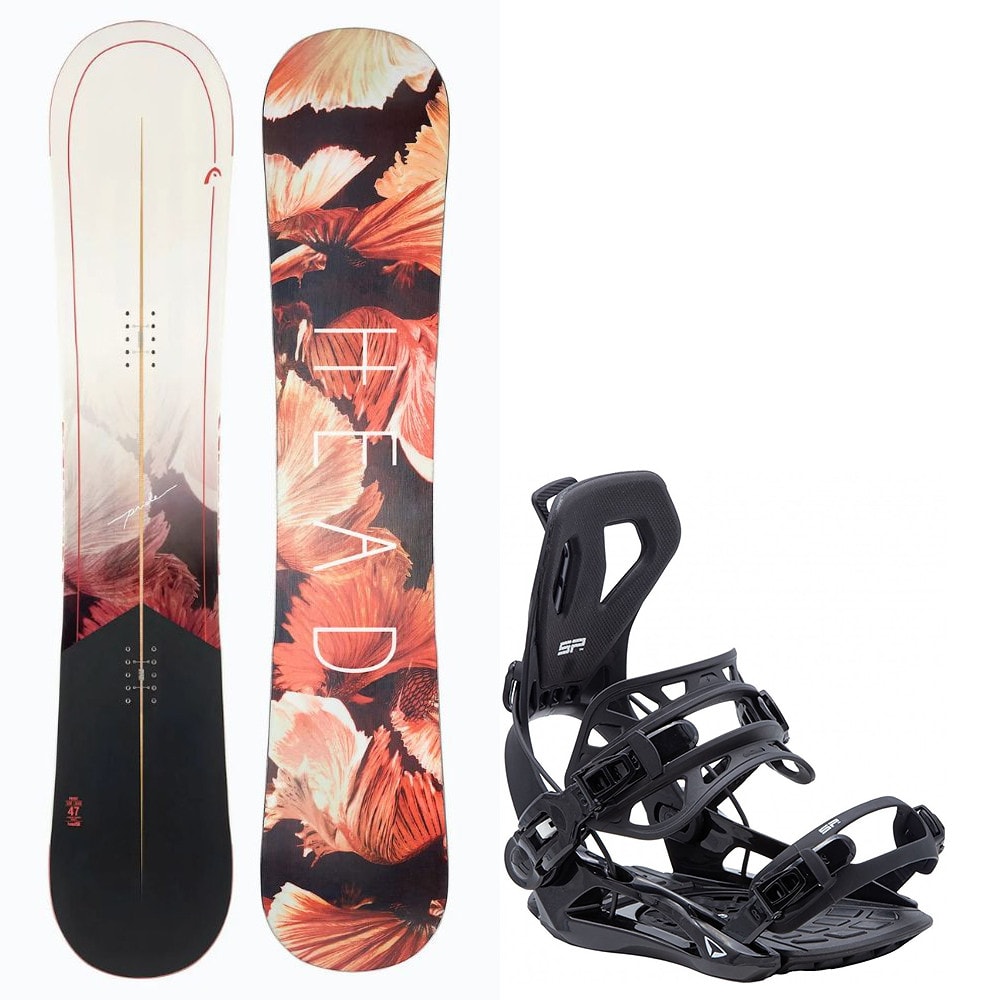 Snowboard HEAD Pride 2.0 Pink/White + Viazanie SP Fastec FT360 - Dámske snowboardy - 1