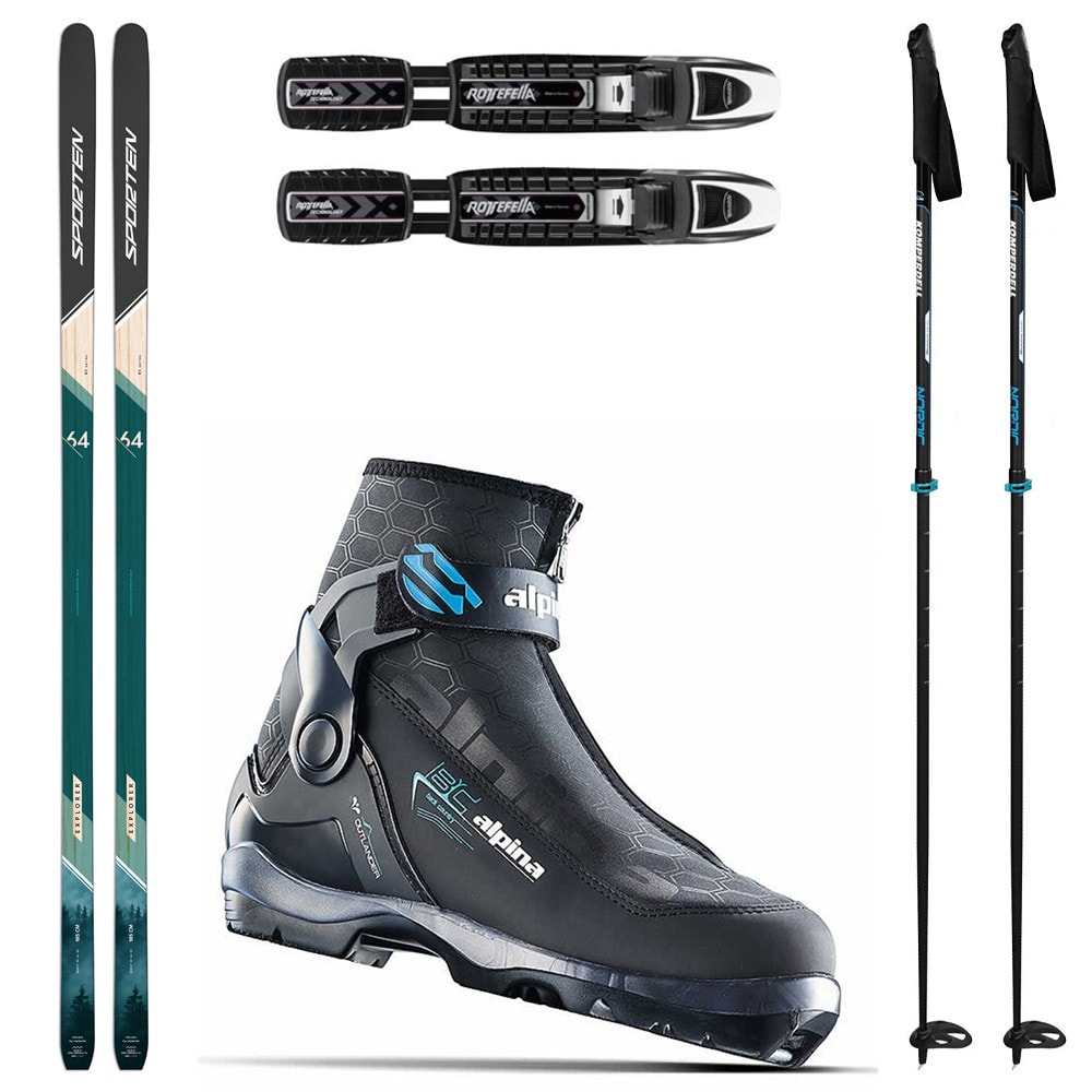 Backcountry set SPORTEN Explorer MgE s viazaním BC NNN + topánky Alpina Outlander Eve + palice - Backcountry sety - 1