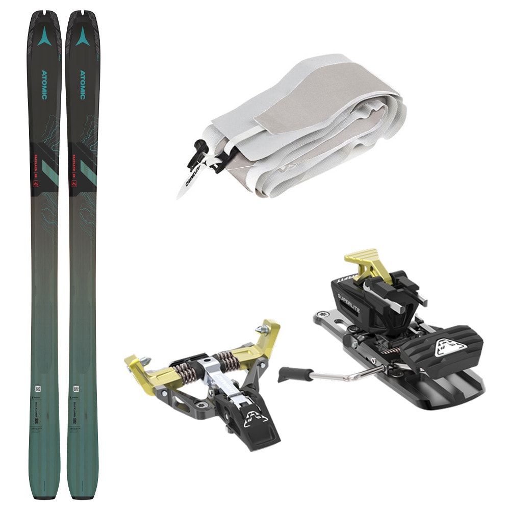 Skialpový set ATOMIC Backland 88 s pásmi Hybrid Skin 88/89 a viazaním DYNAFIT Superlite 175 - Z12+ - Skialp sety -Unisex - 1